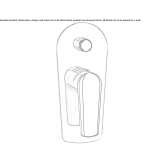 Concealed single-lever shower faucet with diverter Raning