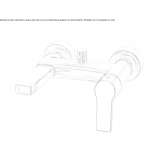 2-hole brass bathtub faucet Hurezani