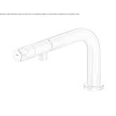 1-hole stainless steel bathtub faucet Sestino