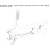 Bathtub faucet with a shower hand Sarandi