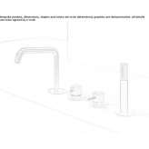 Stainless steel bathtub faucet Lipova