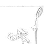 External single-lever bathtub faucet Raning