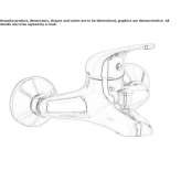 Single-lever bathtub faucet Tomochic