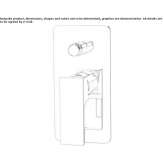 Concealed shower faucet with a switch Cusuna
