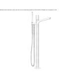 Bathtub faucet with flow limiter Tintagel