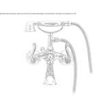 Wall-mounted bathtub set with hand shower Mironu