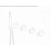 Thermostatic stainless steel bathtub faucet Lipova