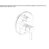 Single-lever shower and bathtub faucet Beuna