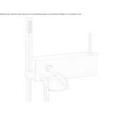 Bathtub faucet with a shower hand Comabbio