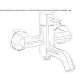 External single-lever bathtub faucet Masca