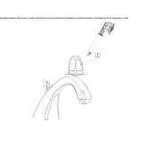 3-hole bathtub set with diverter Wanchaq