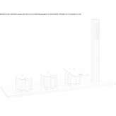Bathtub set with shower head and hob Villabe