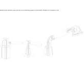 Single-lever bathtub set with a shower hand Locara