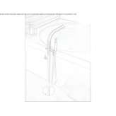 External column for a bathtub made of 316 stainless steel Bromham