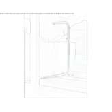 External column for a bathtub made of 316 stainless steel Bromham