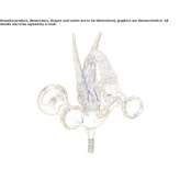2-hole bathtub faucet with Swarovski® crystals Clarence