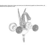 2-hole bathtub faucet Clarence