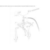 Bathtub faucet with a shower hand Mjaellby