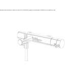 Bathtub faucet made of chrome-plated brass Elshout