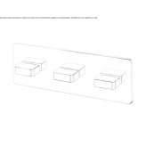 Wall-mounted thermostatic bathtub and shower faucet Duxbury