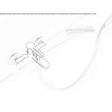 Wall-mounted bathtub faucet with a shower hand Condette