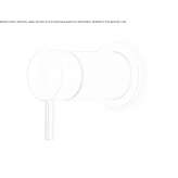 Thermostatic mixer for wall mounting with opening/closing function Criciuma