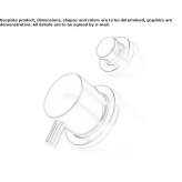 Stainless steel shower and bathtub faucet with diverter Huampara