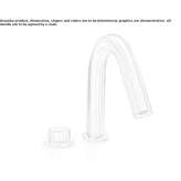 Deck mounted 2 hole stainless steel bathtub faucet Marquion