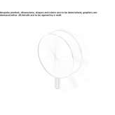 Stainless steel opening/closing tap with 1/2 GAS connections Montoro