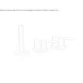 Countertop mounted 3-hole stainless steel bathtub faucet with hand shower Belz