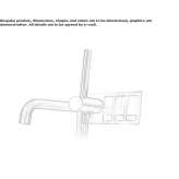 Stainless steel wall-mounted bathtub set with hand shower Labunie