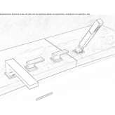 Set of a 5-hole bathtub with a shower head Thwing