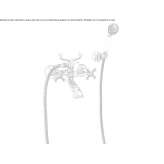 External brass bathtub faucet with hand shower Cooktown