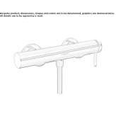 External single-lever shower faucet Skvyra
