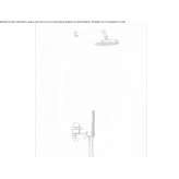 Concealed shower tap with shower head Ozonak