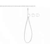 Single-lever stainless steel shower faucet Janos
