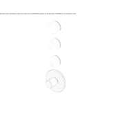 Calacatta Oro 4-hole, single-lever thermostatic shower mixer in marble Hejnice