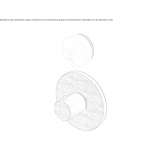 Calacatta Oro single-lever thermostatic shower mixer in marble Hejnice