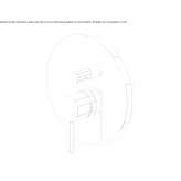 Concealed single-lever shower faucet with diverter Hejnice