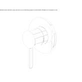 Concealed shower faucet with one handle Hejnice