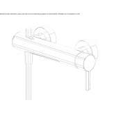 External single-lever shower faucet Hejnice