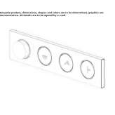 4-hole thermostatic concealed shower faucet Velpke