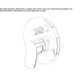 Single handle Concealed shower faucet with diverter Perkata