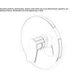 Concealed shower faucet with one handle Perkata