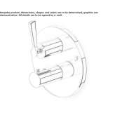 Concealed shower faucet with 2 holes Zamostea