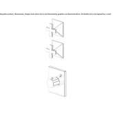 3-hole thermostatic shower faucet Zamostea