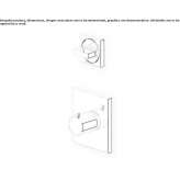 Thermostatic shower faucet with switch Kerman