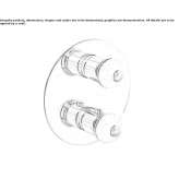 Concealed thermostatic shower faucet Inarcs