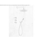 Concealed shower set with shower head Frasnes