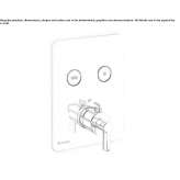 Thermostatic concealed shower faucet with a switch Wamboin